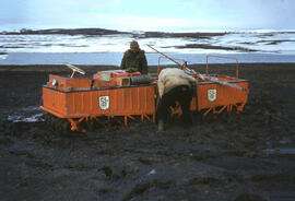 Tracked vehicle is permanently stuck in the mud. Vehicle was left in the mud and we returned to o...